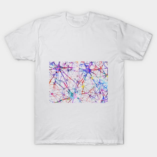 Brain cell anatomy T-Shirt by RosaliArt